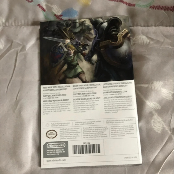The Legend  of Zelda Twilight Princess Wii French Manual ONLY Mode D’emploi - Picture 2 of 3